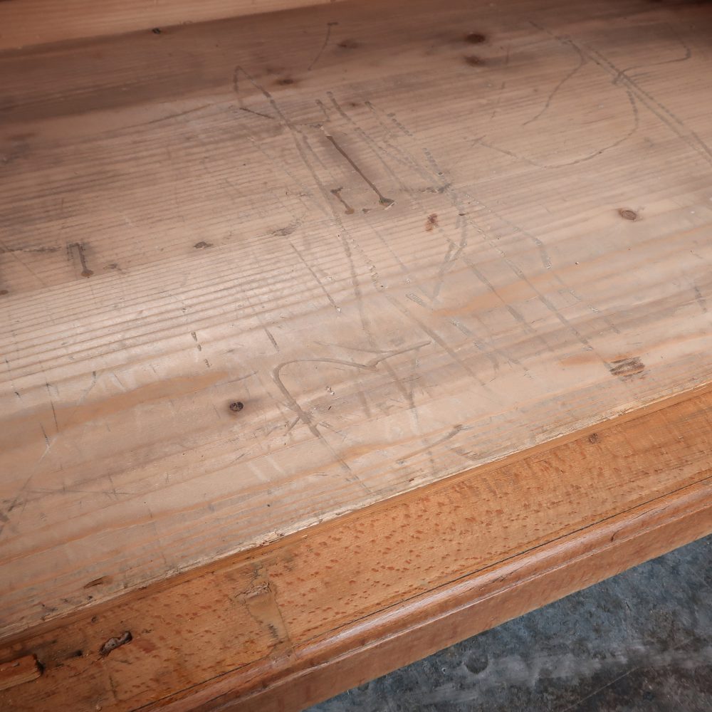 Brocante houten universiteitskast - Afbeelding 8