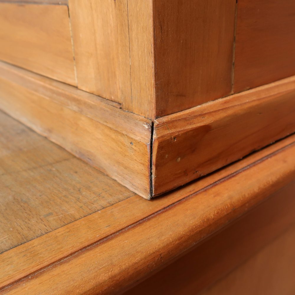 Brocante houten universiteitskast - Afbeelding 11