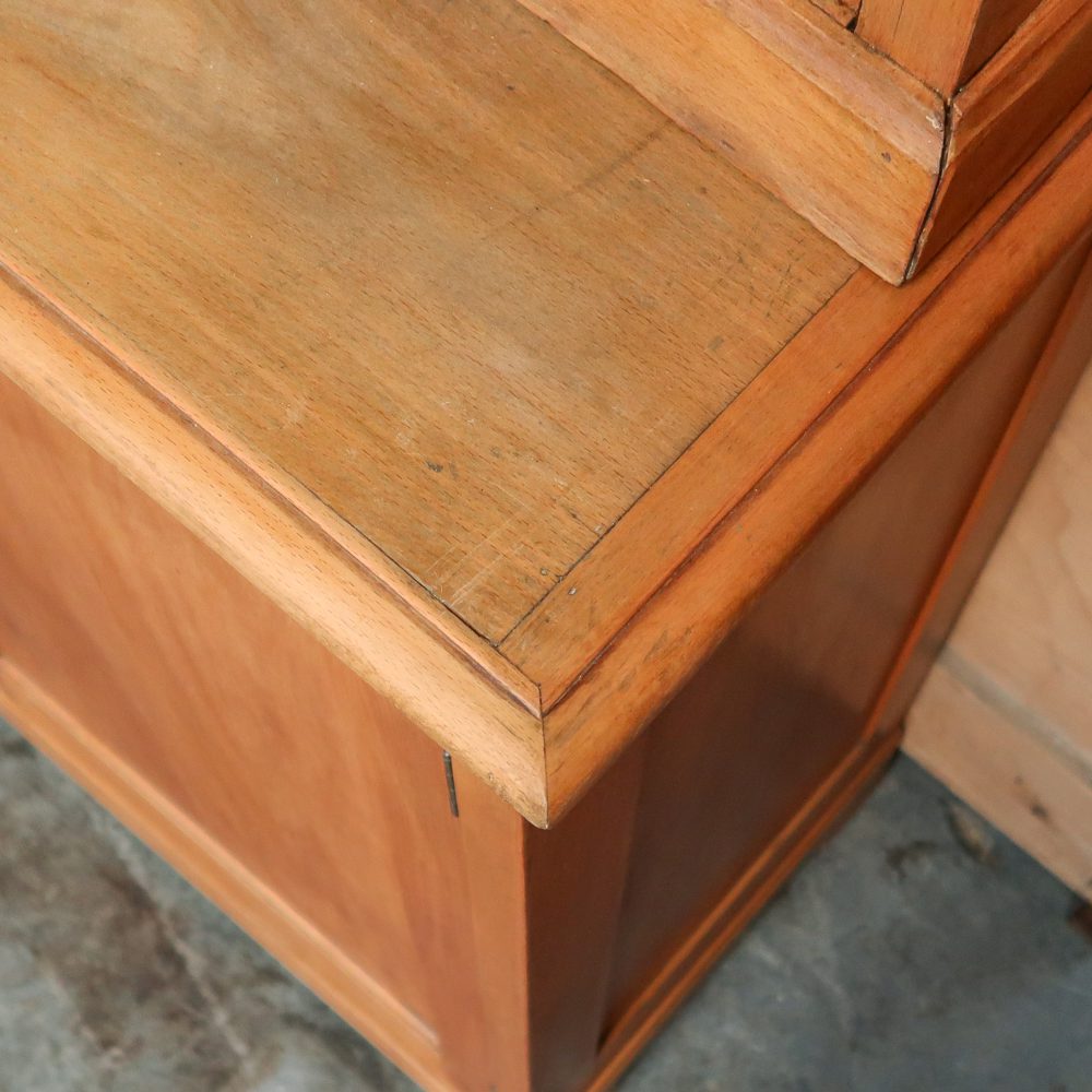 Brocante houten universiteitskast - Afbeelding 12