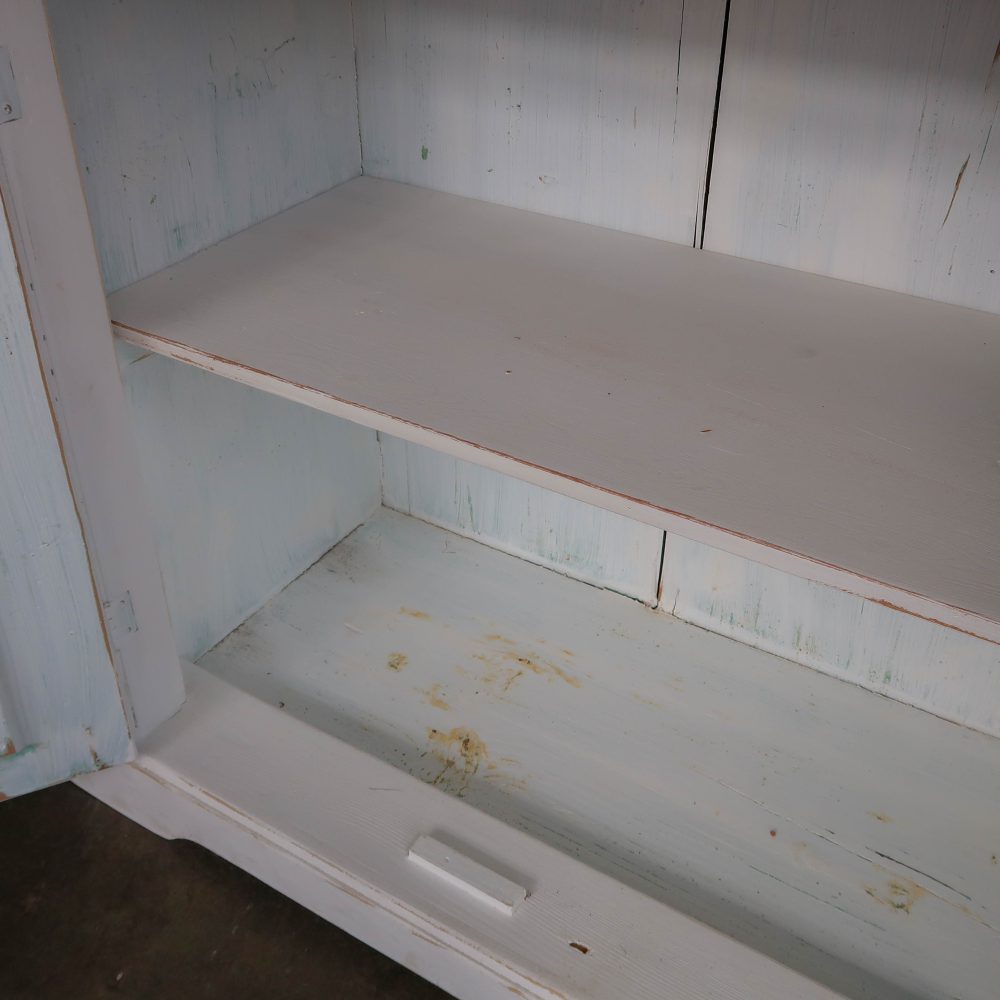 Brocante dressoir met massief houten blad - Afbeelding 12