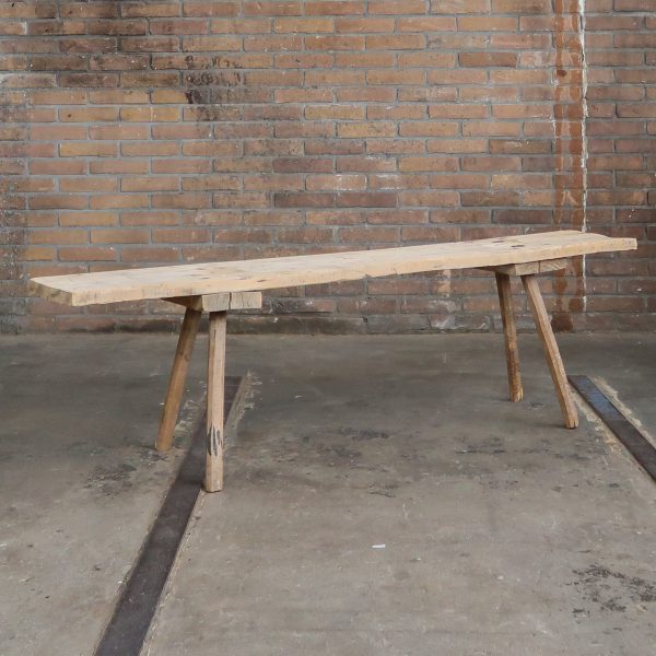 Brocante houten bankje