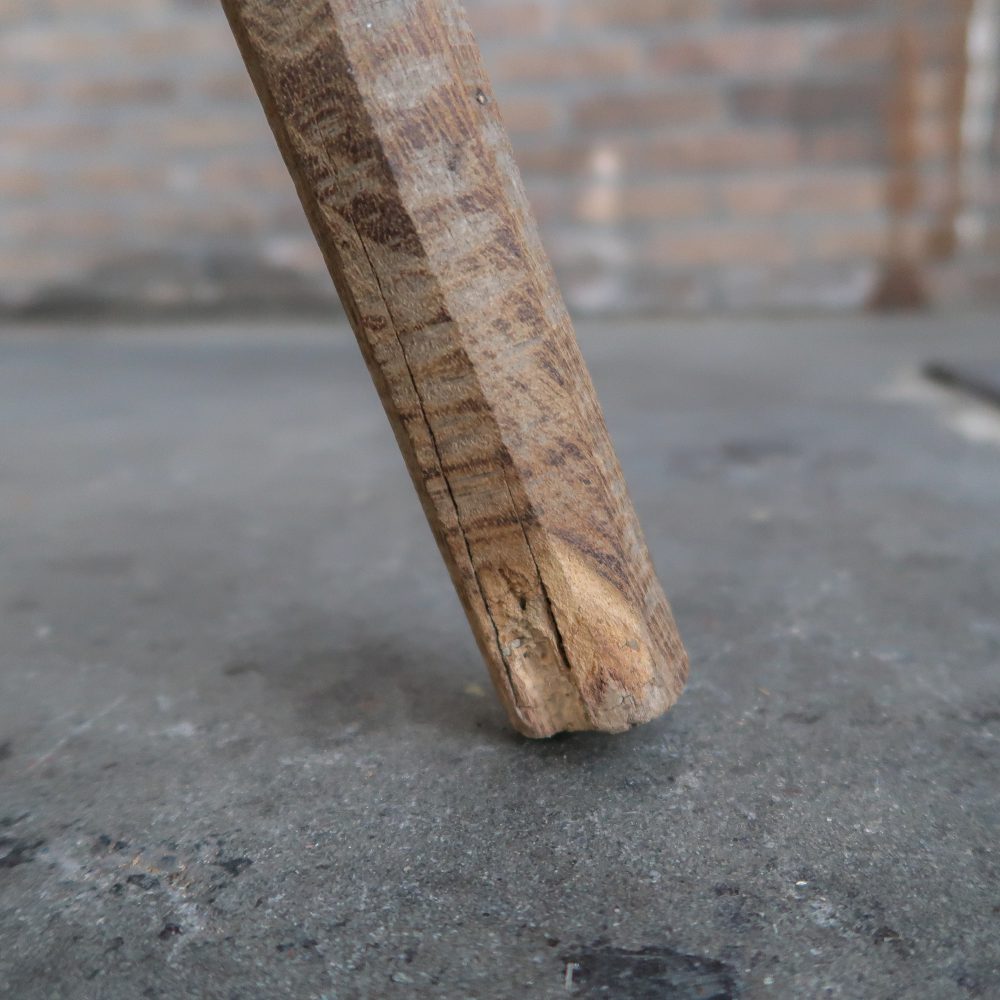 Brocante houten bankje - Afbeelding 6
