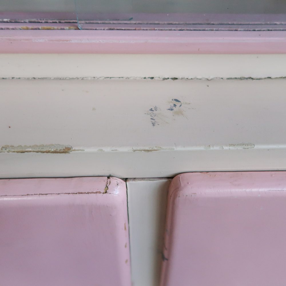 Roze brocante buffetkast - Afbeelding 12