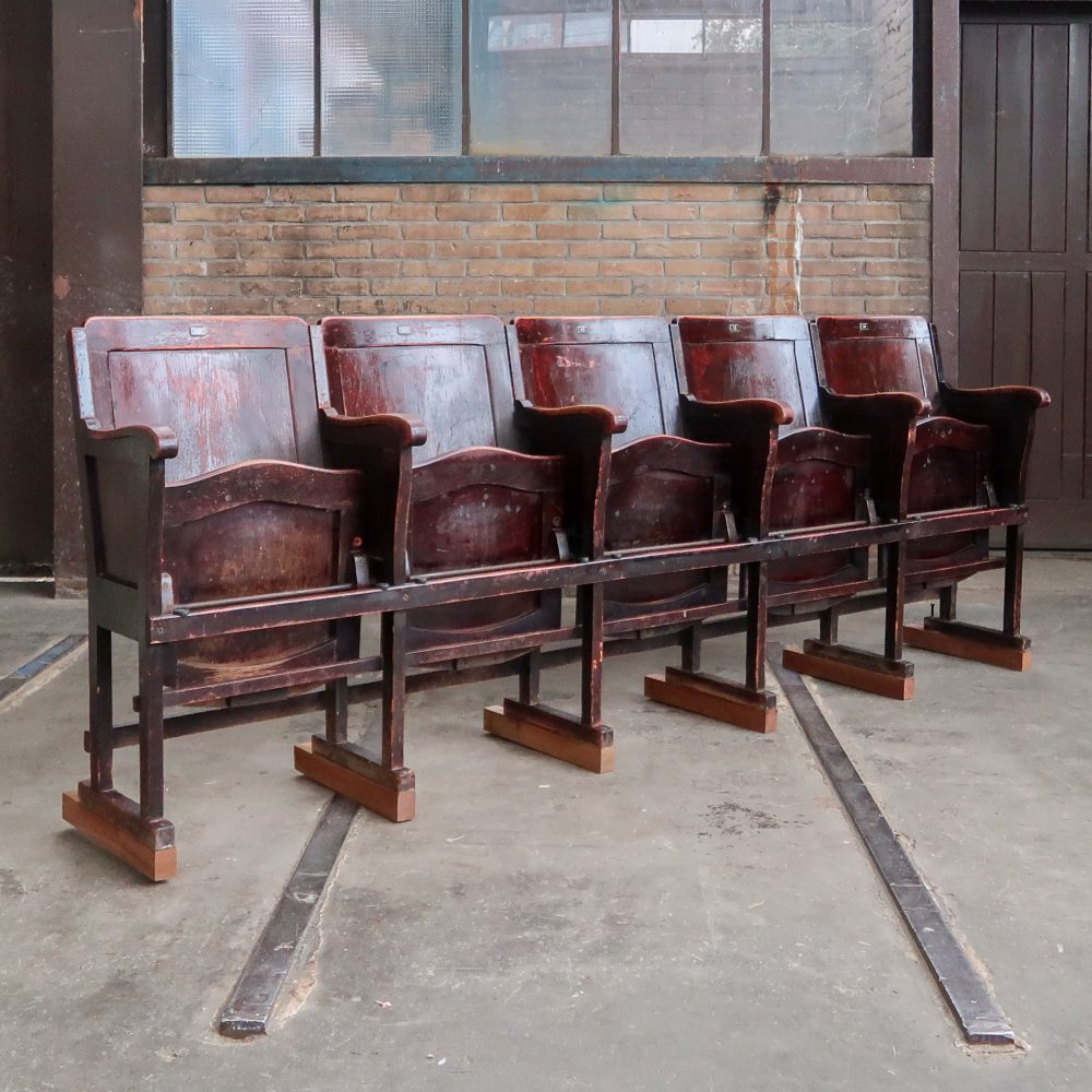 Vintage bioscoopstoelen - Afbeelding 2
