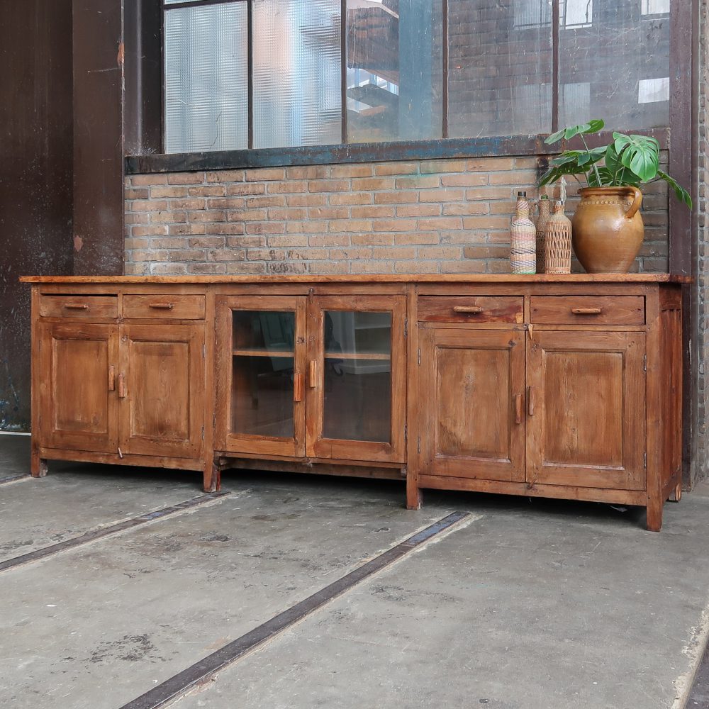Vintage teakhouten dressoir - Afbeelding 2