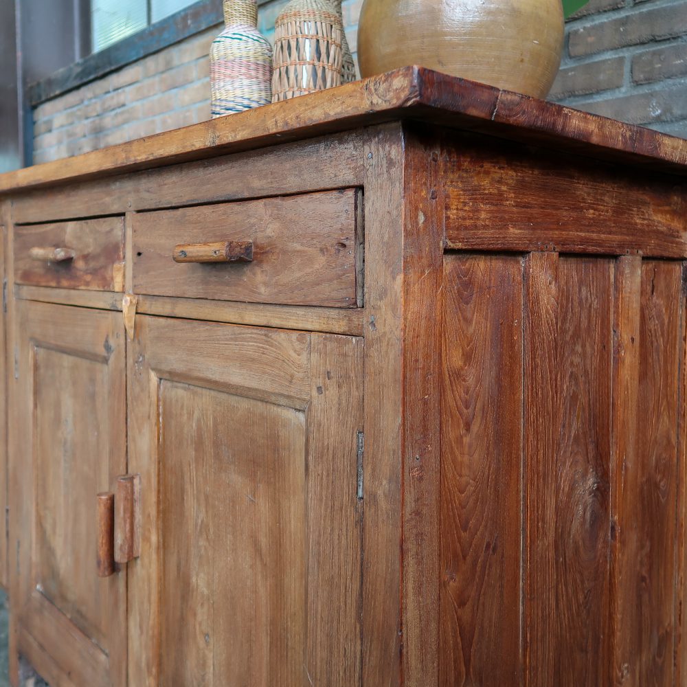 Vintage teakhouten dressoir - Afbeelding 7