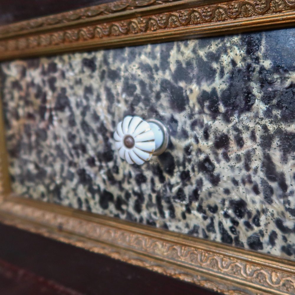 Brocante commode met print - Afbeelding 8