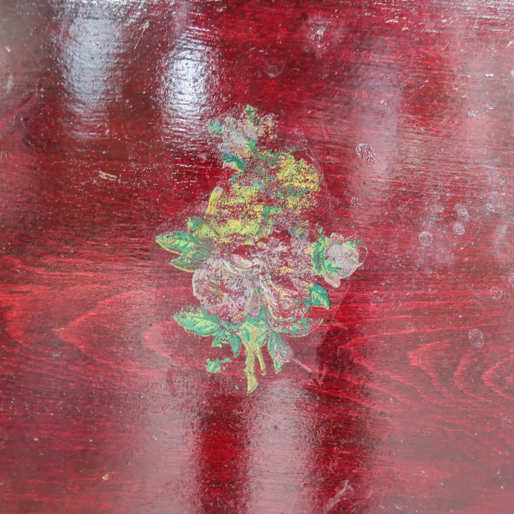 Brocante commode met print - Afbeelding 9