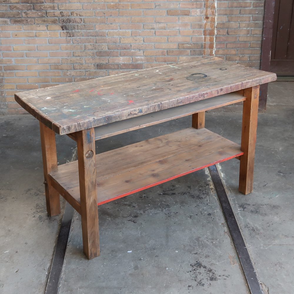 Brocante werktafel - plantentafel - Afbeelding 4