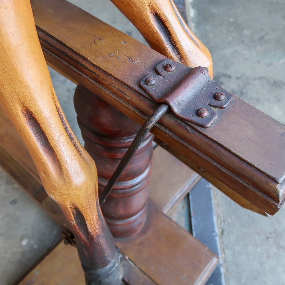 Brocante houten hobbelpaard - Afbeelding 10