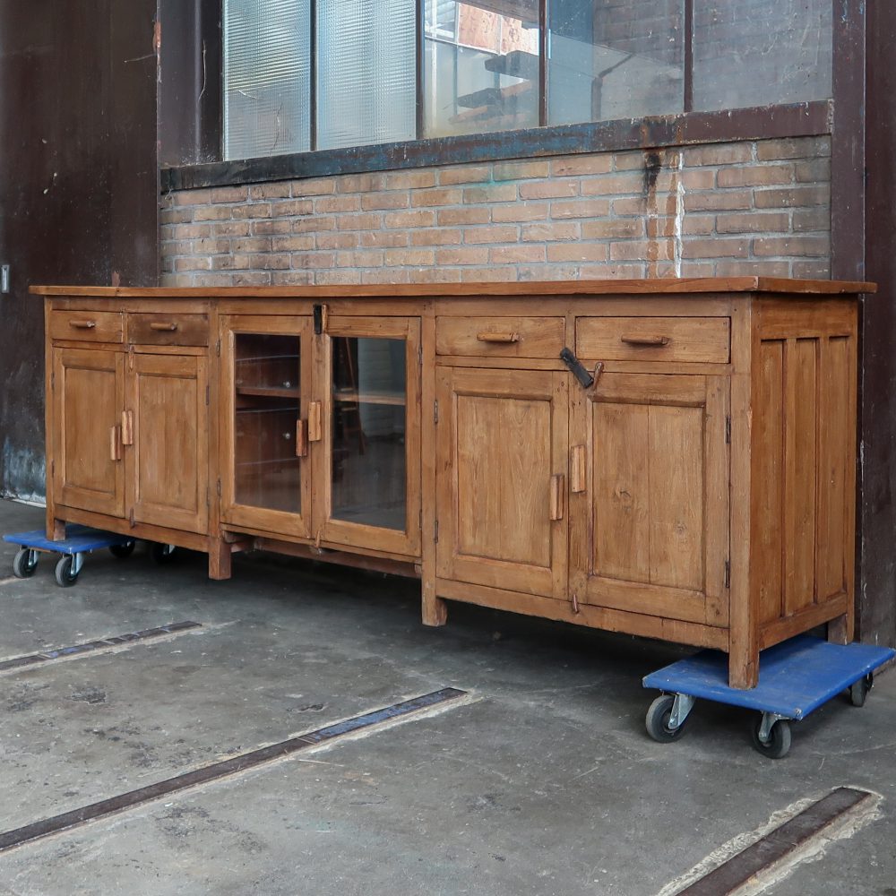 Vintage teakhouten dressoir - Afbeelding 3