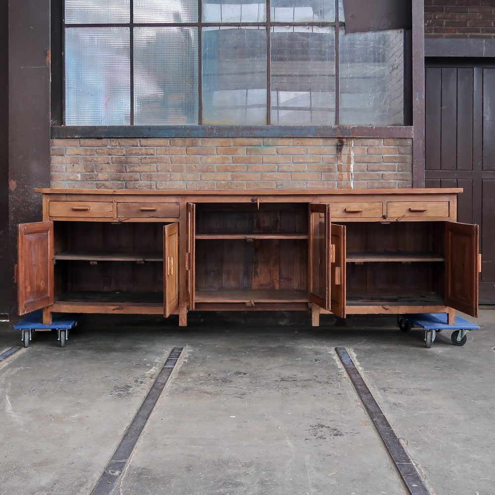 Vintage teakhouten dressoir - Afbeelding 13