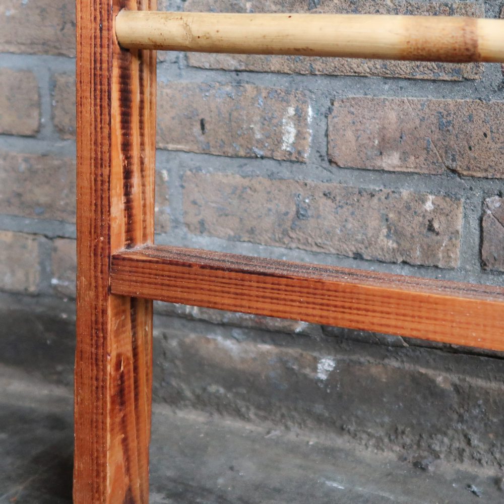 Vintage rotan kamerscherm / roomdivider - Afbeelding 6