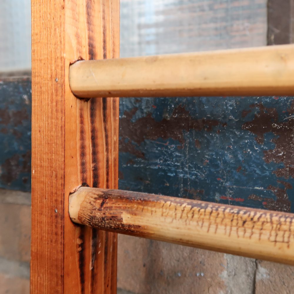 Vintage rotan kamerscherm / roomdivider - Afbeelding 5
