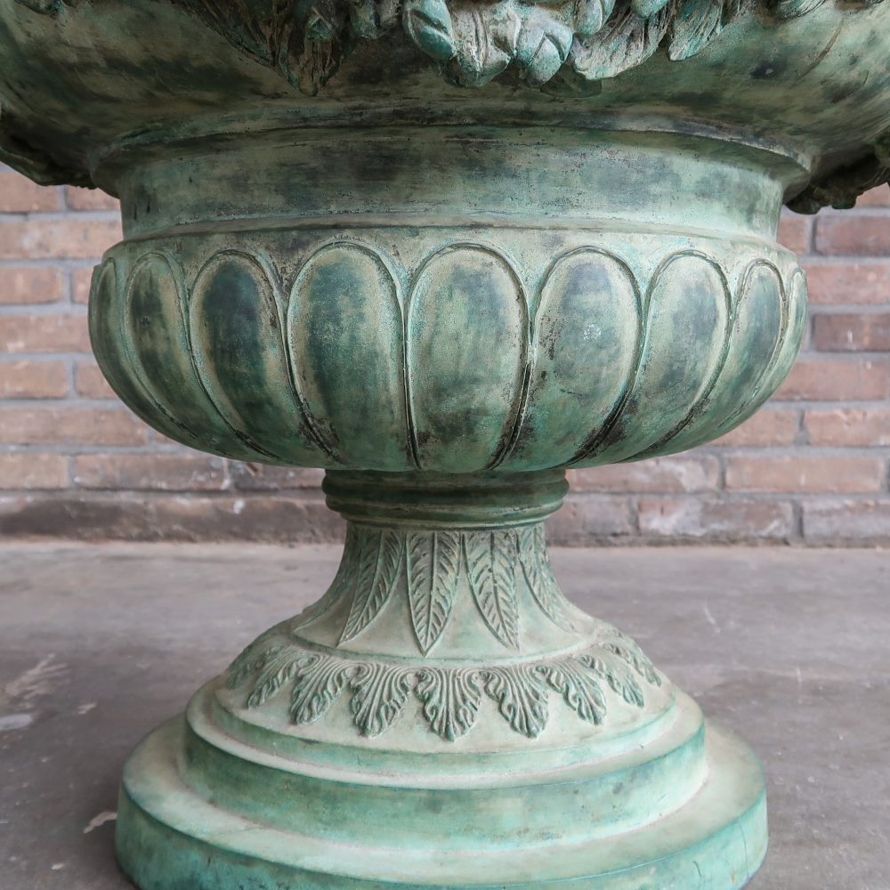Bronzen jardinière / tuinvaas - Afbeelding 10