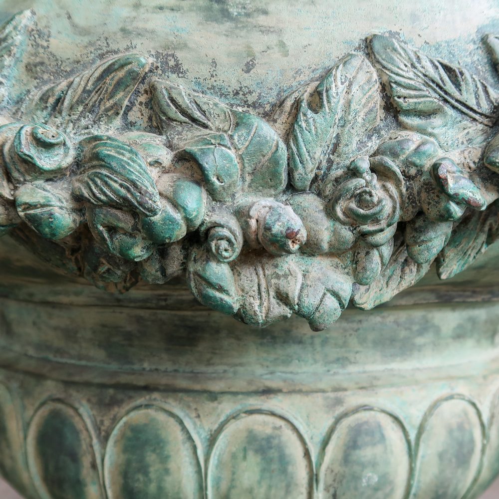 Bronzen jardinière / tuinvaas - Afbeelding 12