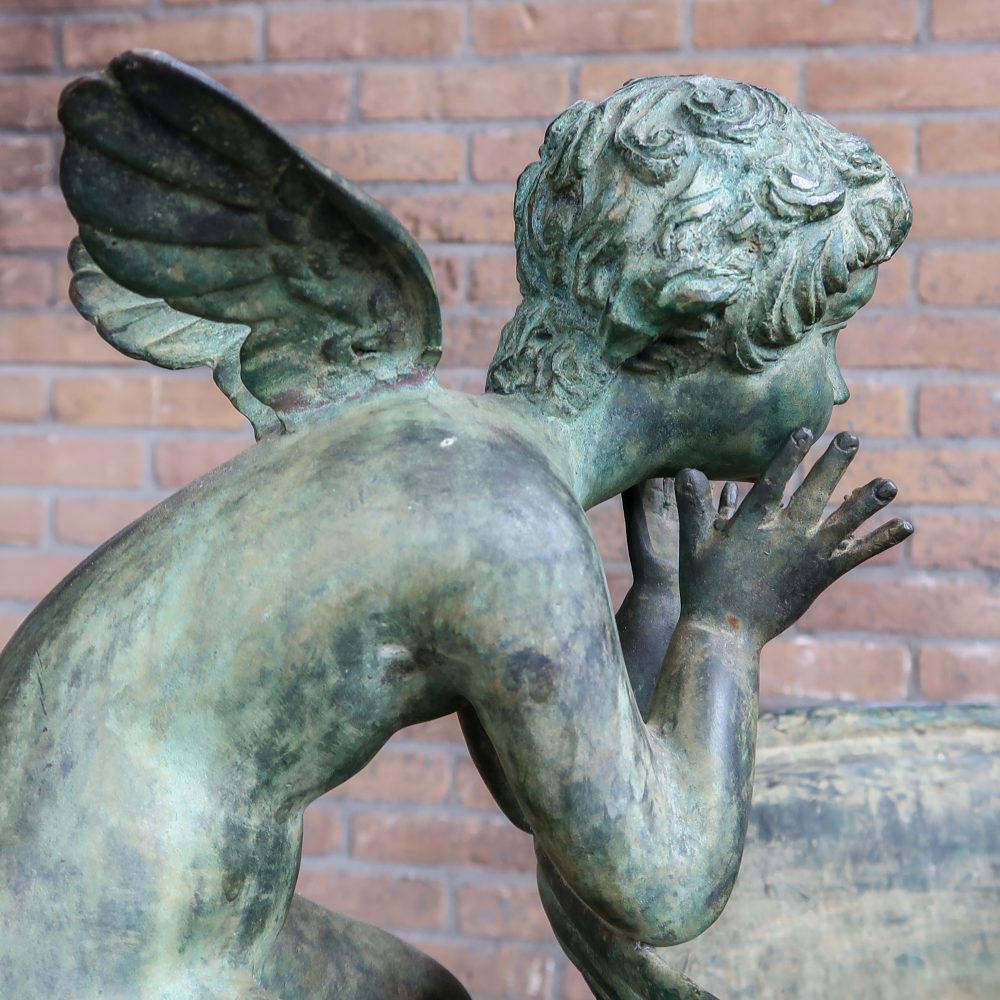 Bronzen jardinière / tuinvaas - Afbeelding 4