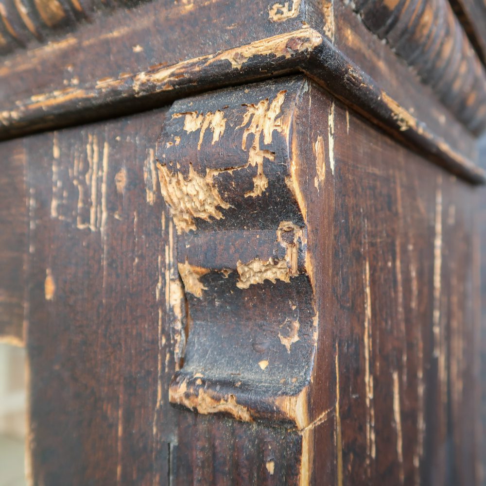 Bruine brocante buffetkast - Afbeelding 8