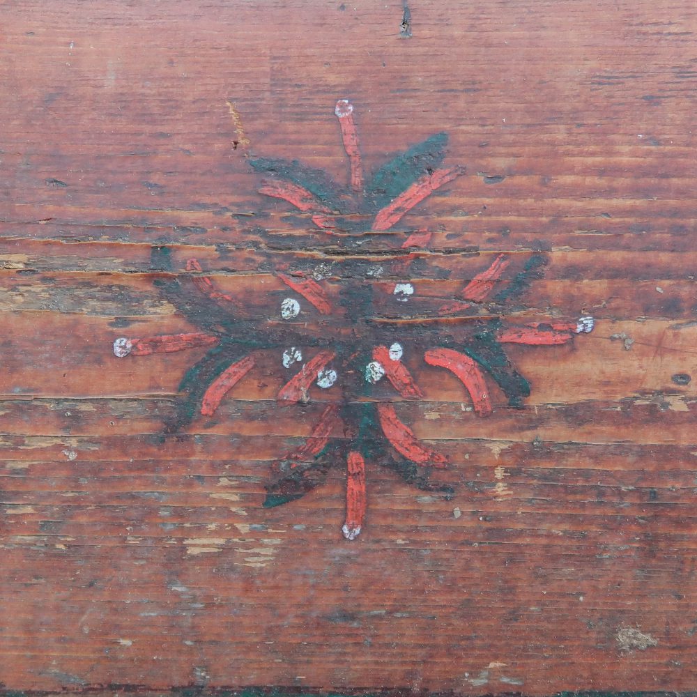Houten kist - antiek - Afbeelding 13