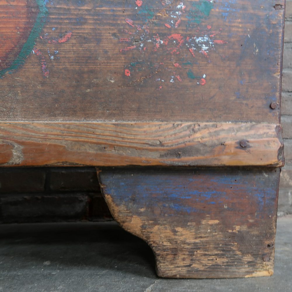 Houten kist - antiek - Afbeelding 16