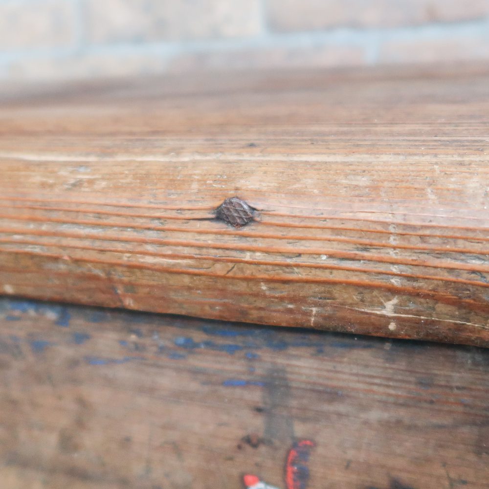 Houten kist - antiek - Afbeelding 12