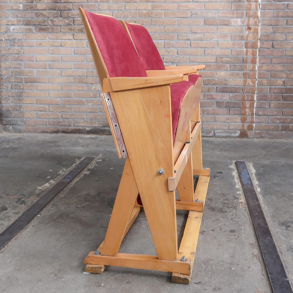 Vintage bioscoopstoelen - Afbeelding 8