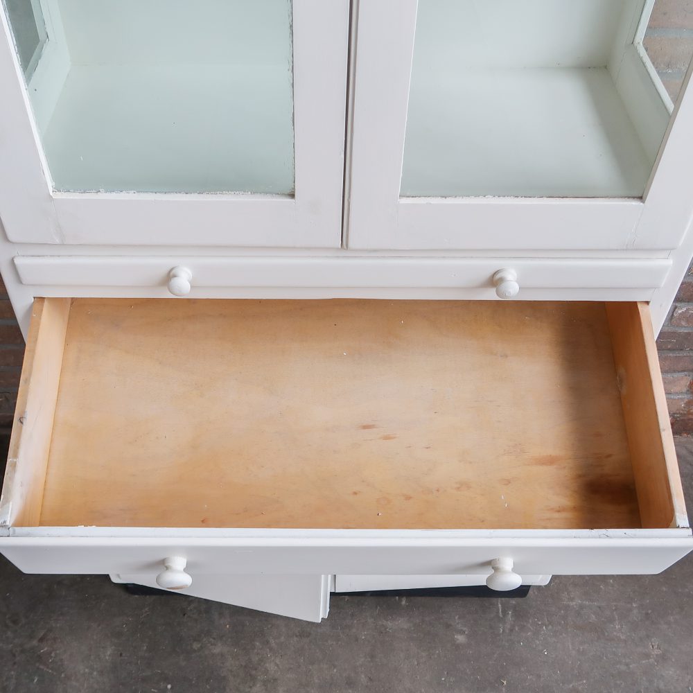Vintage houten dokterskast - Afbeelding 4