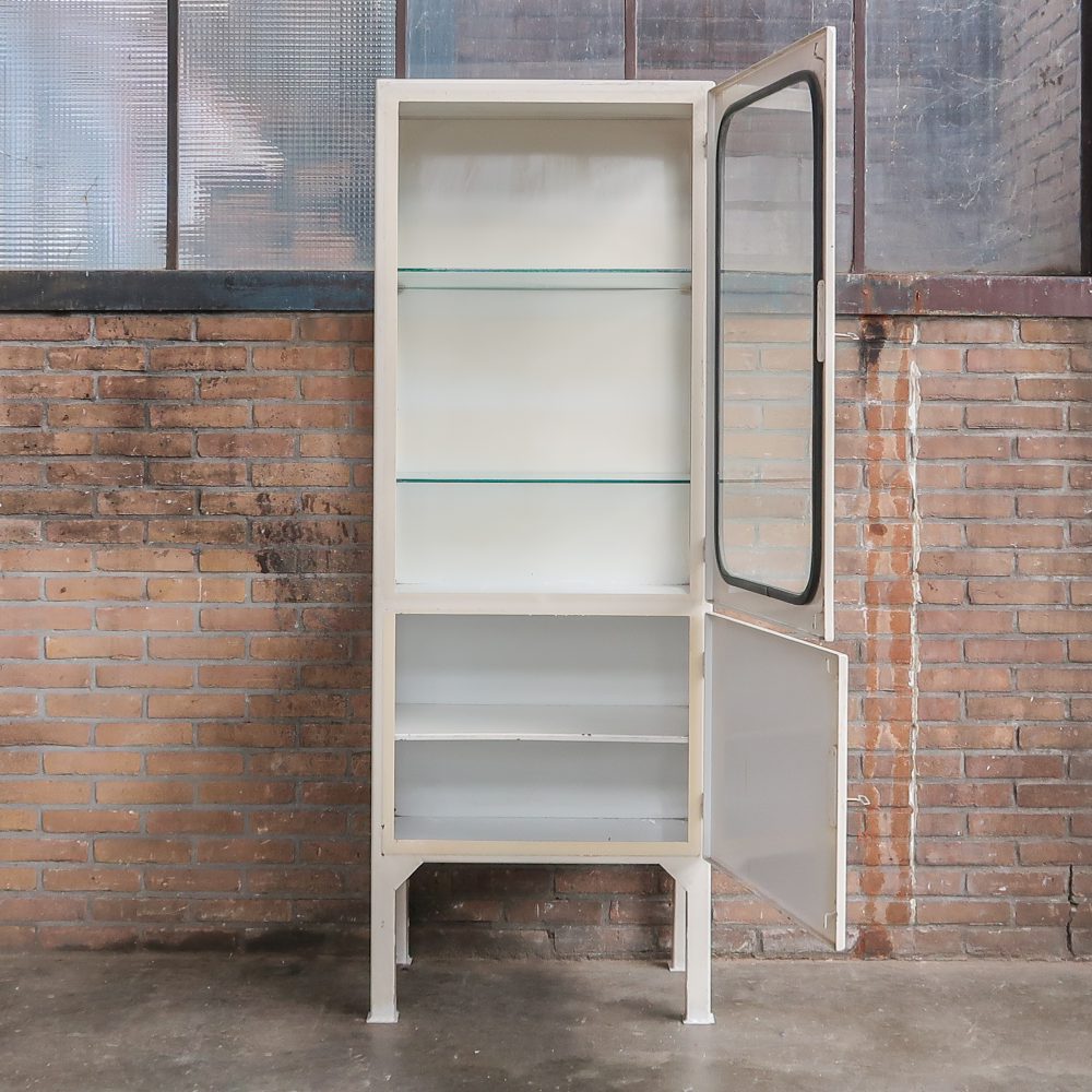 Vintage metalen dokterskast - Afbeelding 3