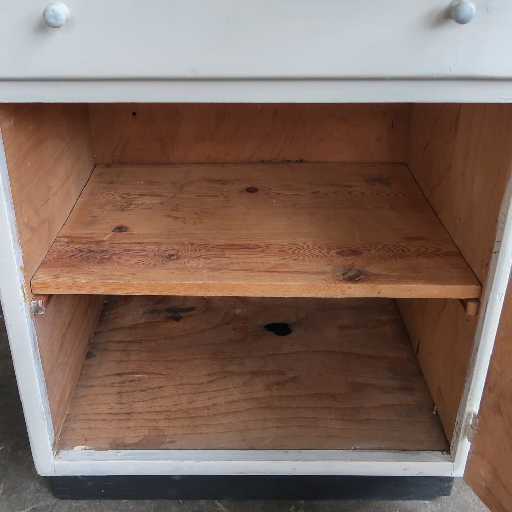 Vintage houten dokterskast - Afbeelding 4