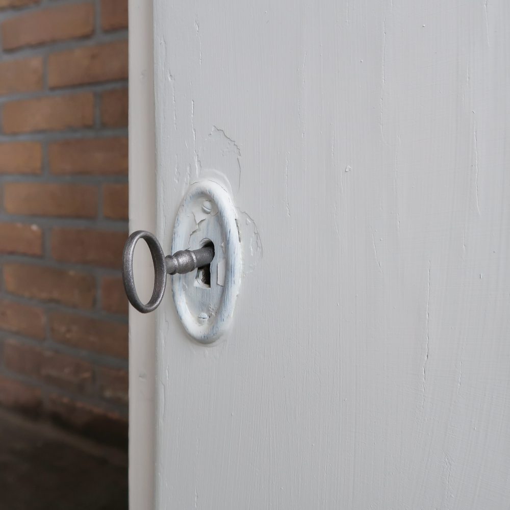 Vintage houten dokterskast - Afbeelding 11