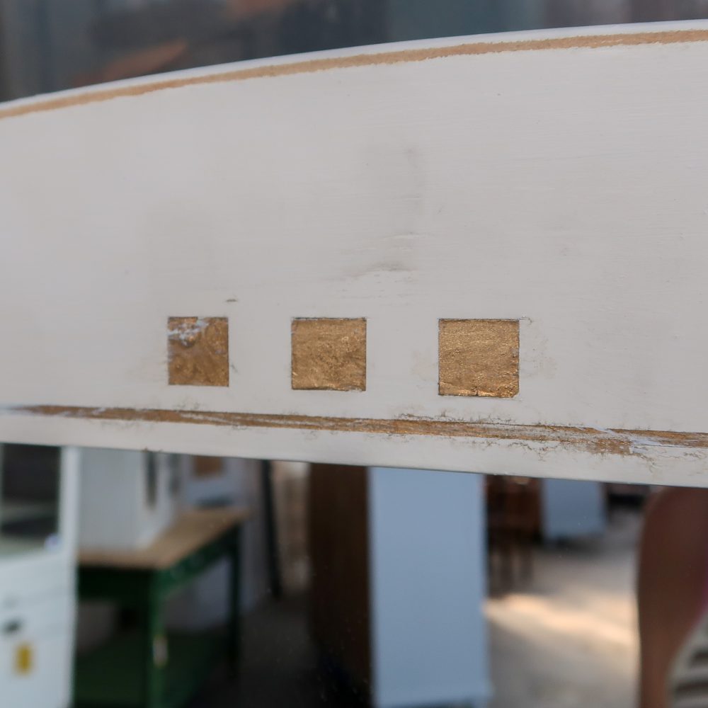 Brocante kaptafel met lades - Afbeelding 7