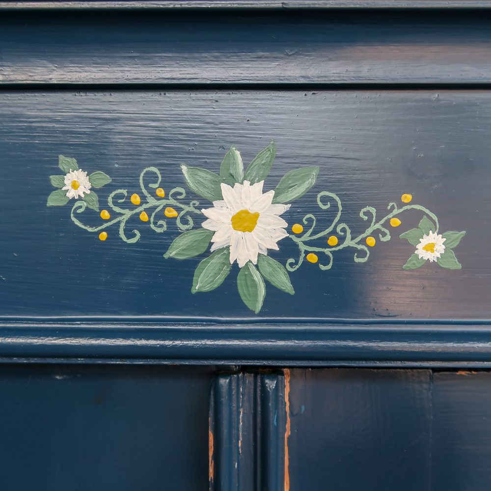 Brocante kast - handbeschilderd - Afbeelding 7