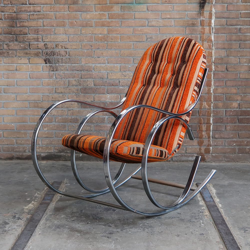 Vintage schommelstoel