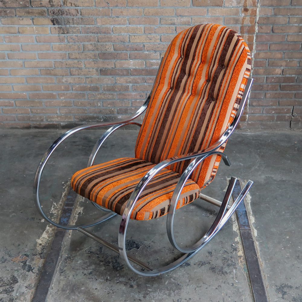 Vintage schommelstoel - Afbeelding 2