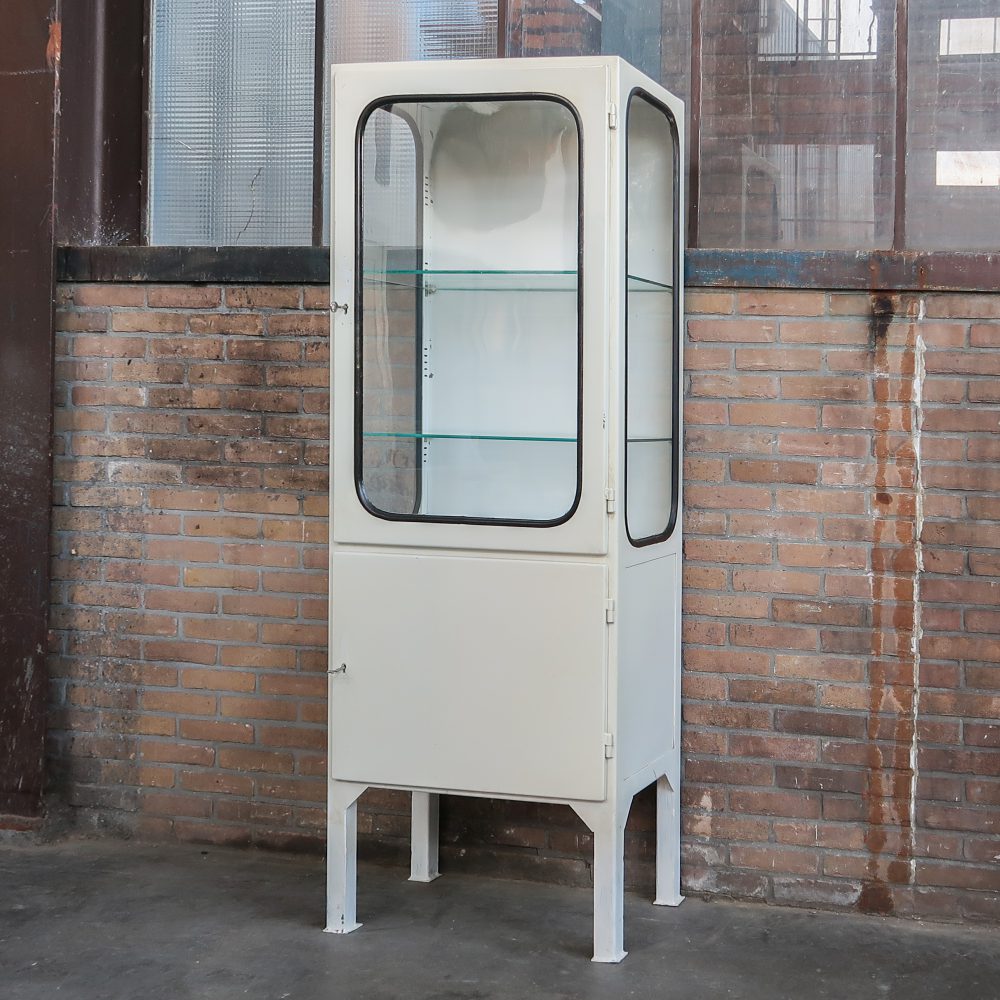 Vintage metalen dokterskast - Afbeelding 2