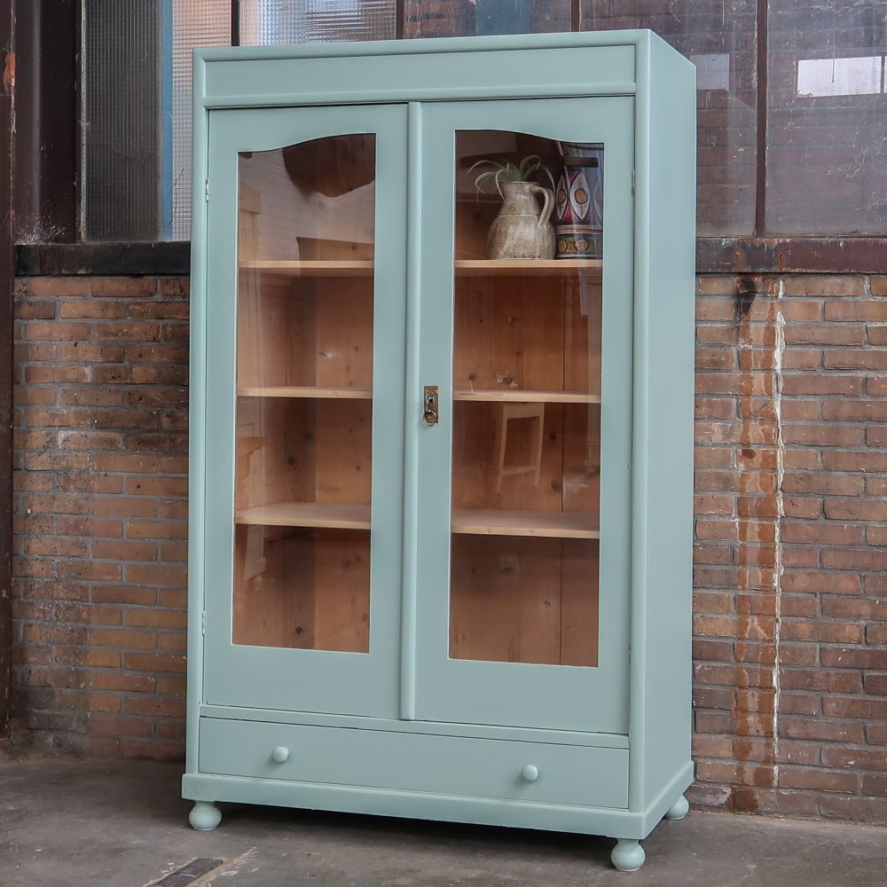Brocante vitrinekast - Afbeelding 2