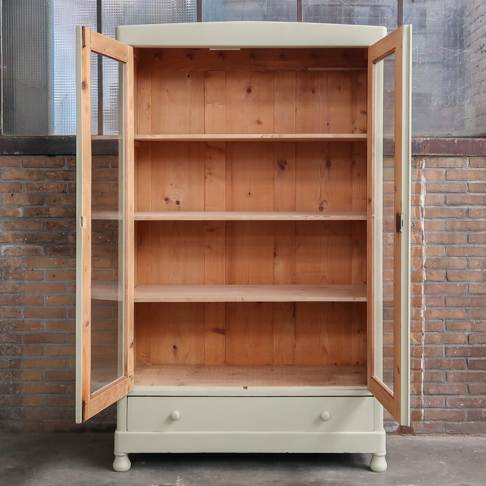 Brocante vitrinekast - Afbeelding 3