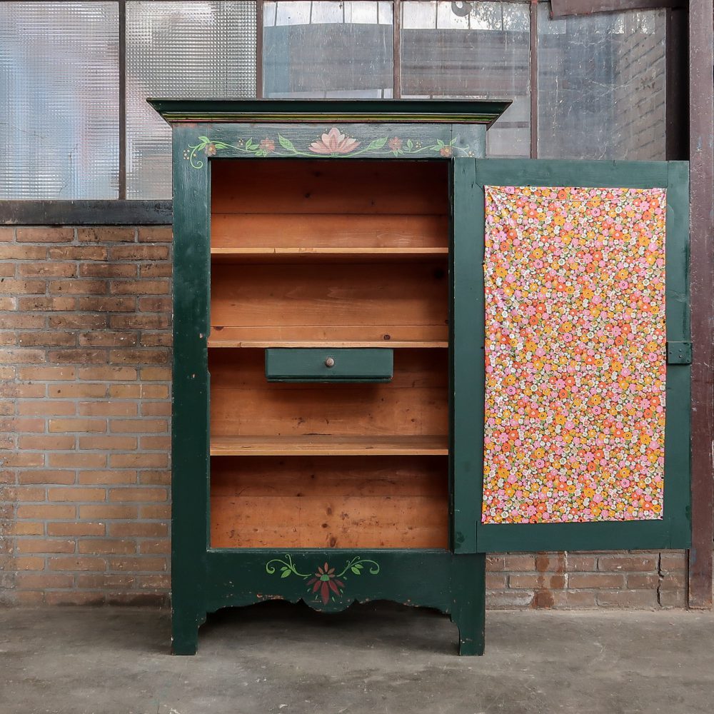 Brocante kast - handbeschilderd - Afbeelding 2