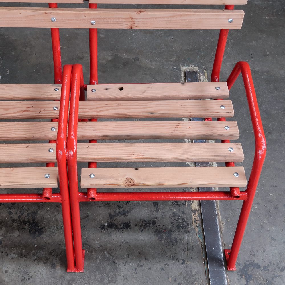Brocante tuinbank - Afbeelding 5