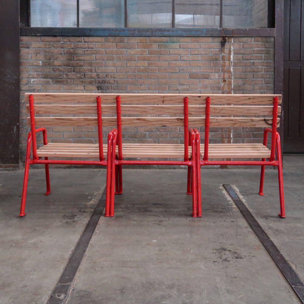 Brocante tuinbank - Afbeelding 11