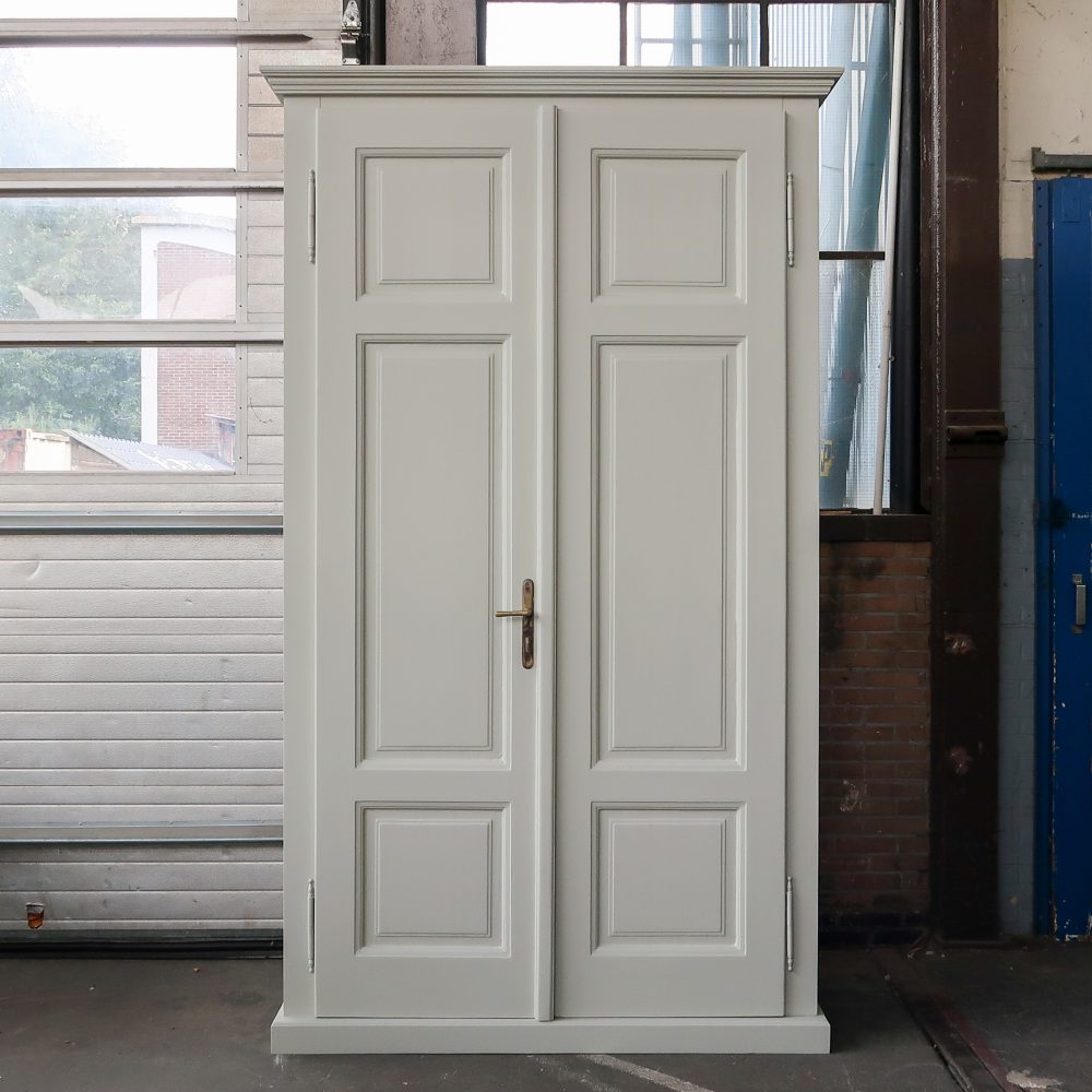 Hoge kast met ensuite deuren - demontabel - Afbeelding 2