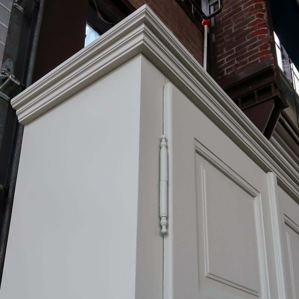 Hoge kast met ensuite deuren - demontabel - Afbeelding 3