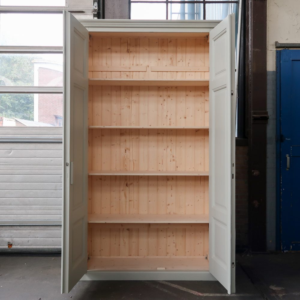 Hoge kast met ensuite deuren - demontabel - Afbeelding 7
