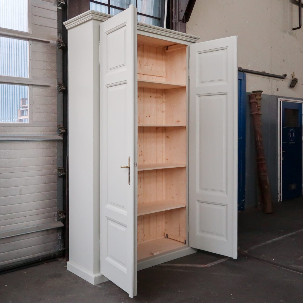 Hoge kast met ensuite deuren - demontabel - Afbeelding 8