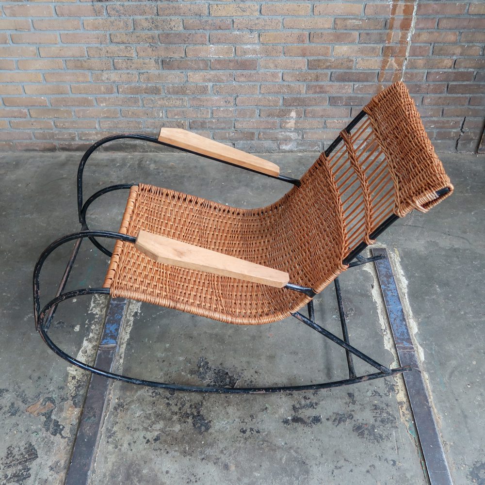 Vintage schommelstoel - Afbeelding 3