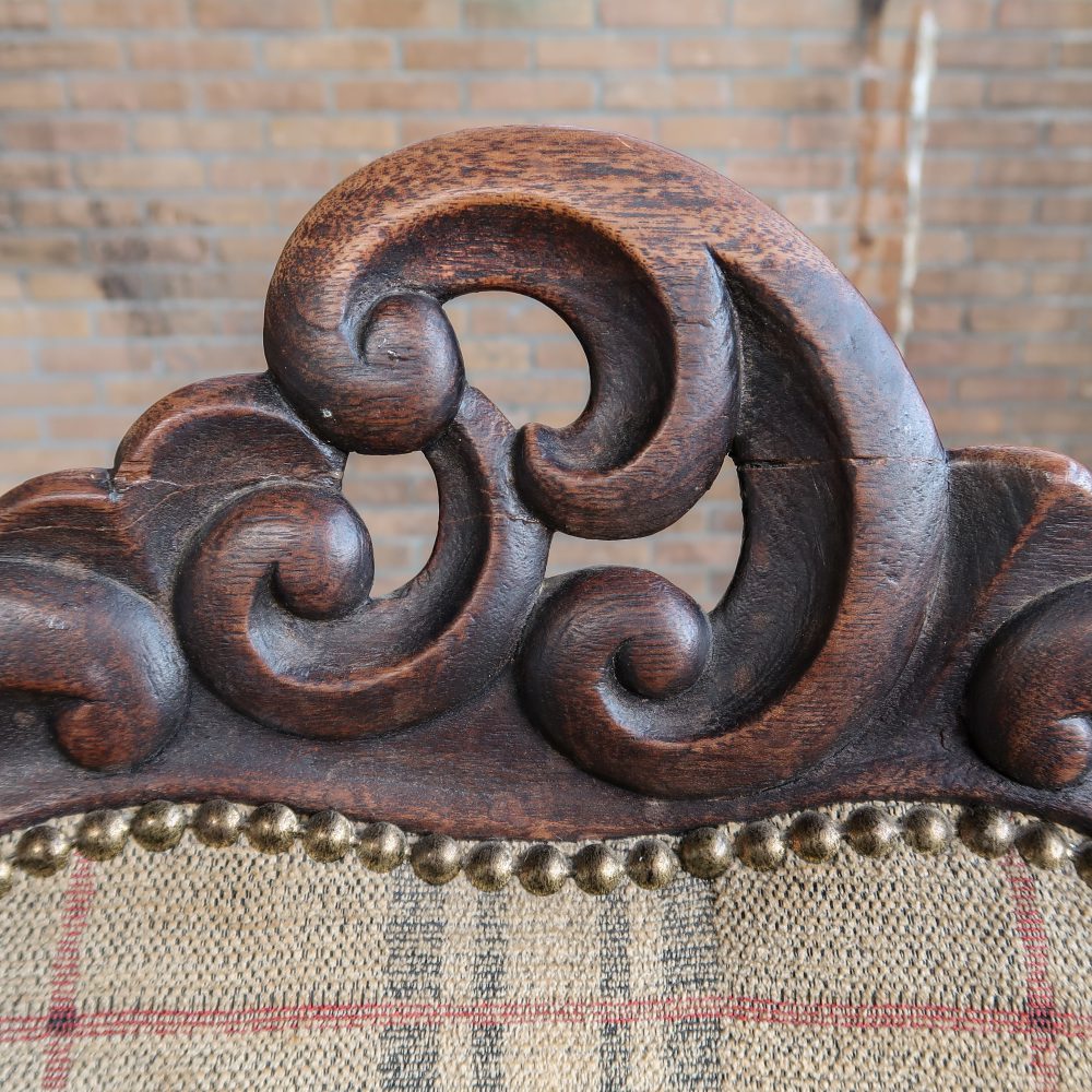 Brocante medaillon stoel - Afbeelding 6