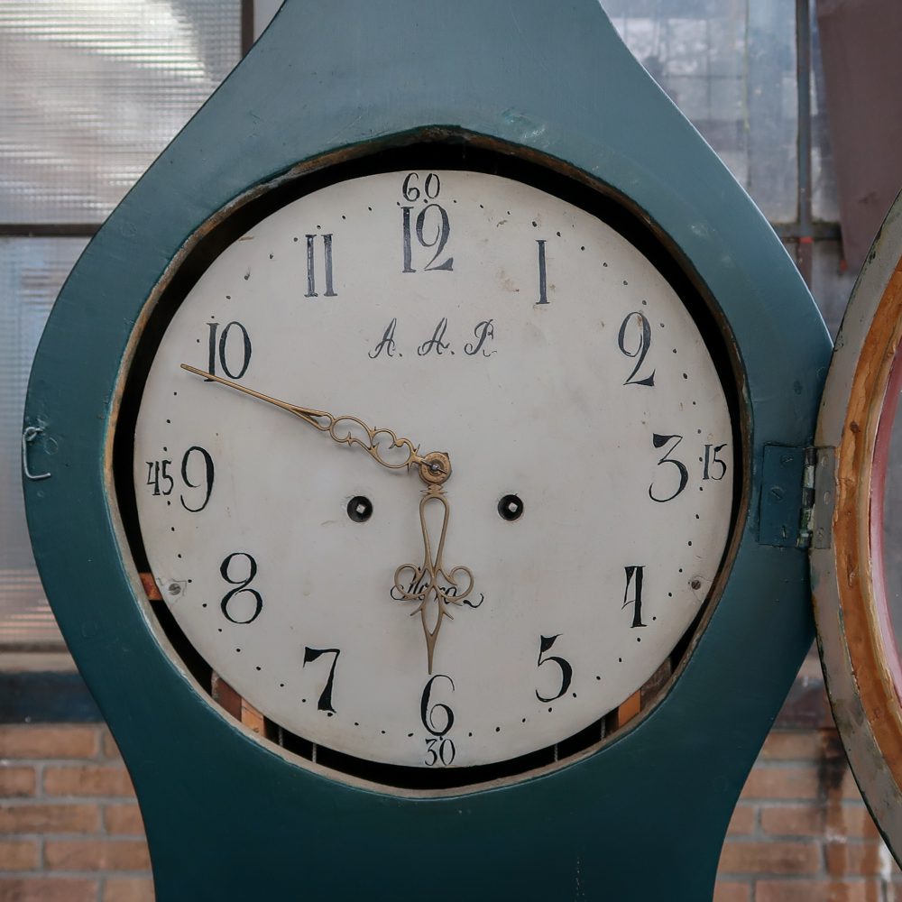 Brocante staande klok - Afbeelding 4