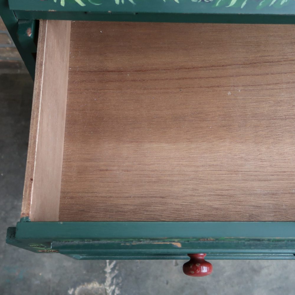Hindeloopen secretaire - handbeschilderd - Afbeelding 7