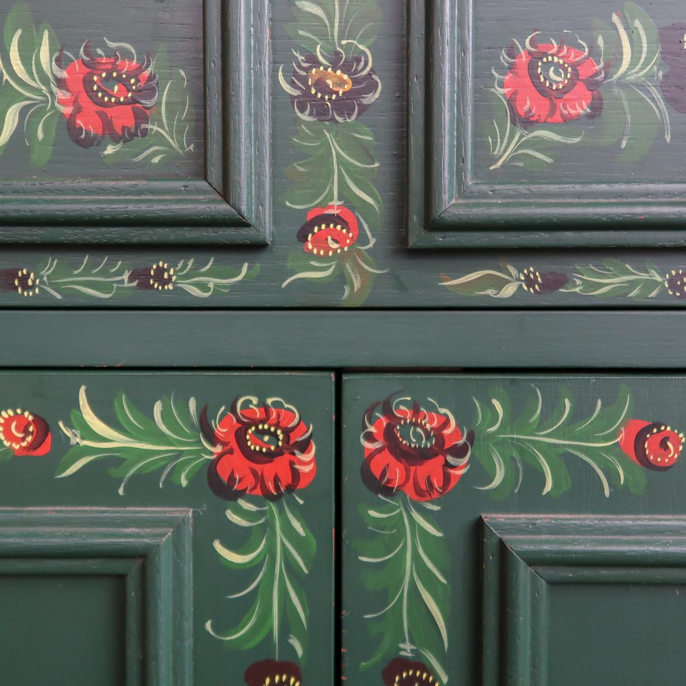 Hindeloopen secretaire - handbeschilderd - Afbeelding 9