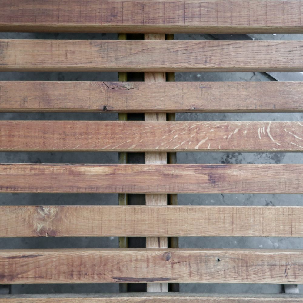 Industriële kar - salontafel - Afbeelding 4